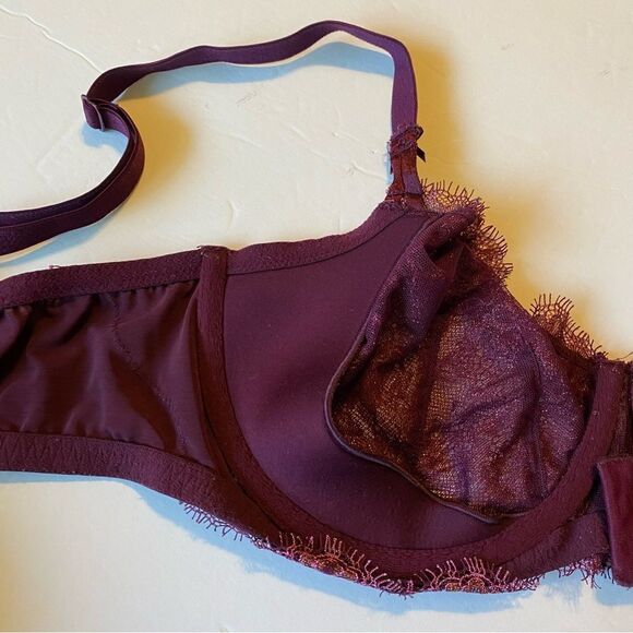 Victoria’s Secret DREAM ANGELS purple Lace Mesh
PUSH-UP WITHOUT PADDING 36DD - Picture 8 of 11